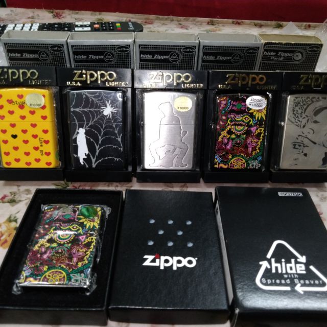 初版2002~2003年x japan hide zippo稀有絕版品難入手皆未使用品加08複