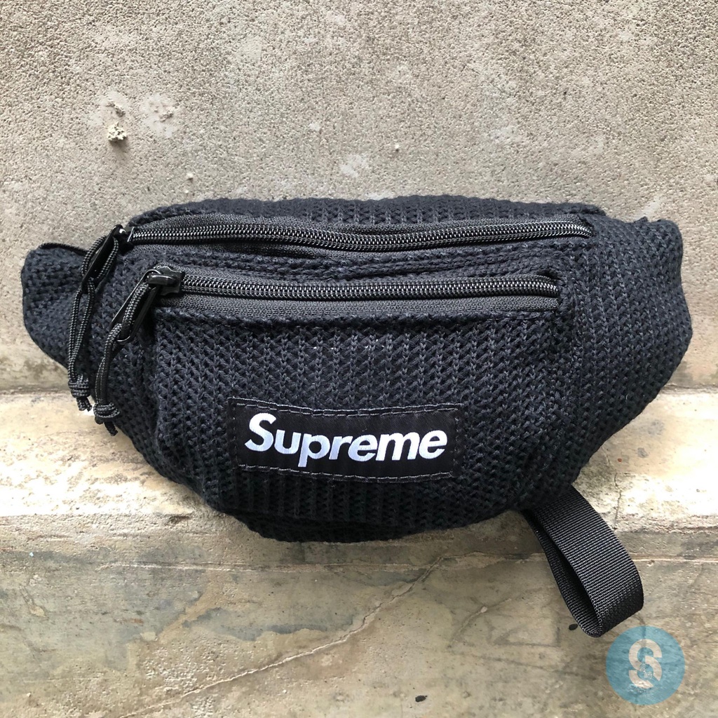 2021SS Supreme String Waist Bag 編織腰包 腰包 包包 跨包 編織 民俗風