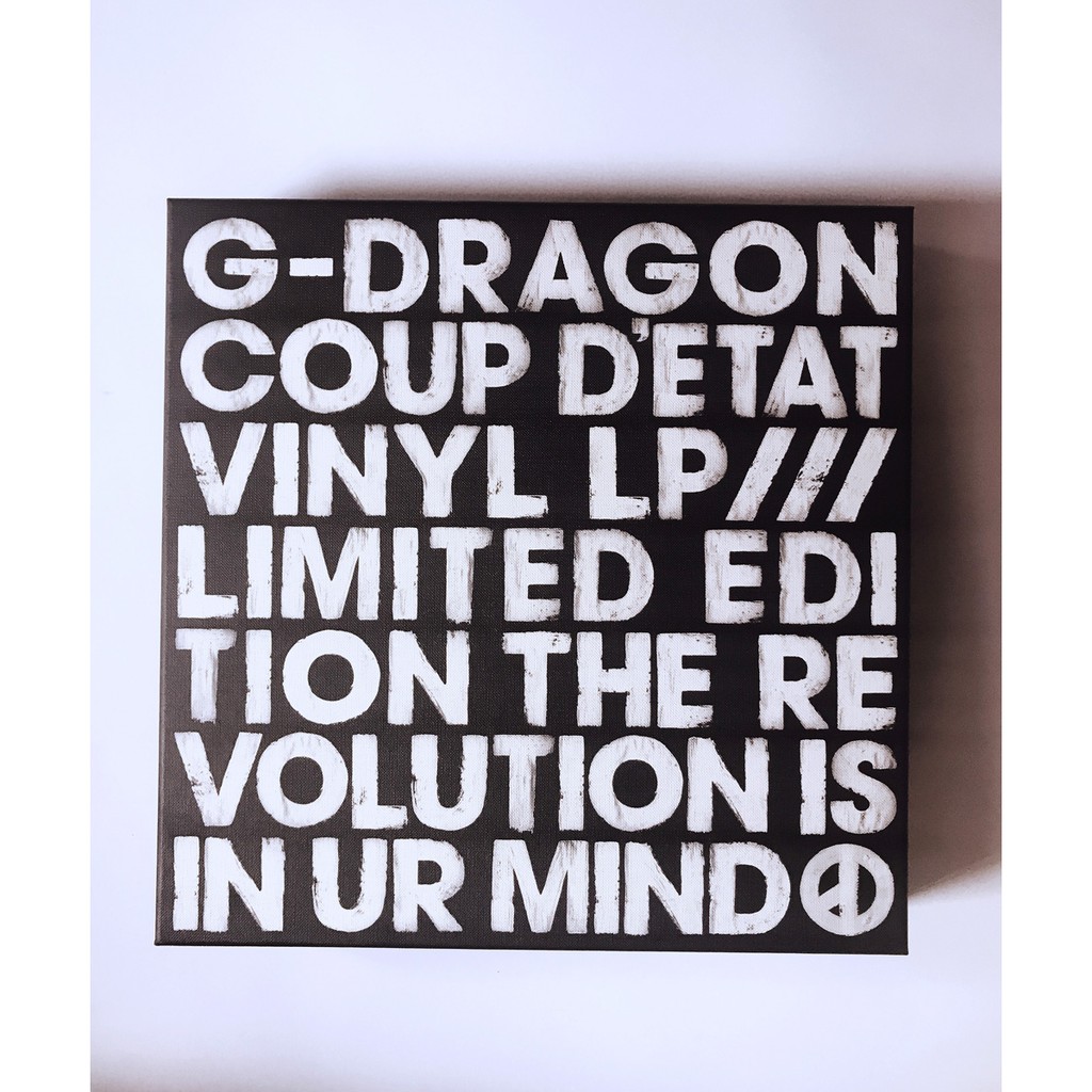 【全新現貨】G-DRAGON COUP D`ETAT VINYL 限量LP黑膠