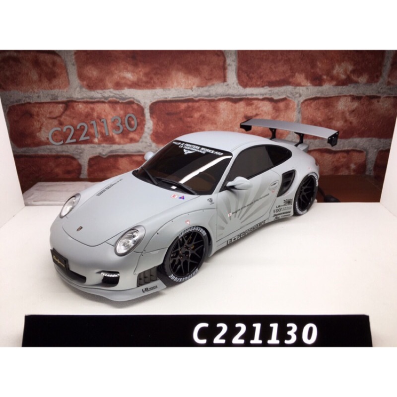 1:18 GT Spirit Porsche 997 Turbo LB Proformace 保時捷寬體消光灰