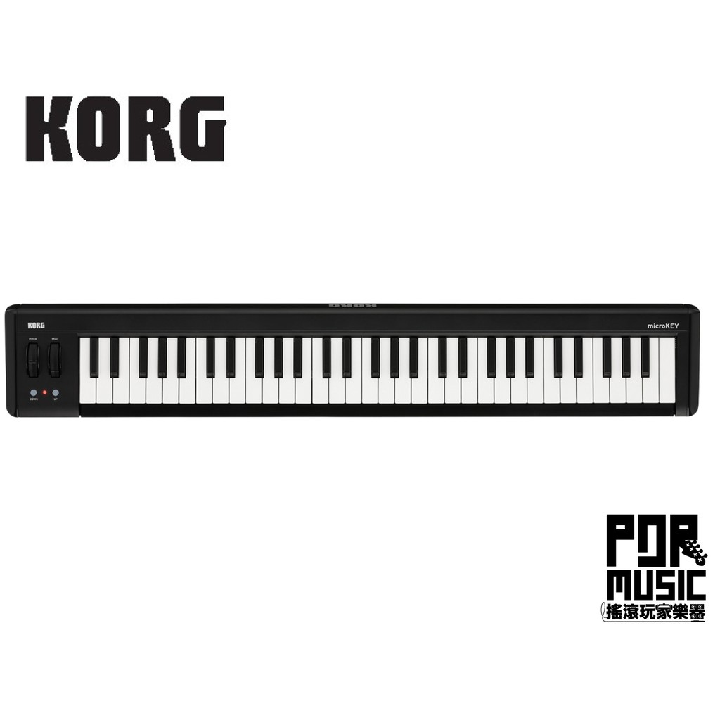 搖滾玩家樂器】全新公司貨Korg Microkey 2 主控鍵盤61鍵midi keyboard