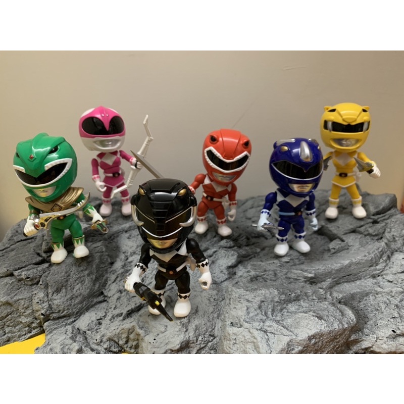 Power Rangers Action Vinyls 3吋可動公仔金剛戰士恐龍戰隊| 蝦皮購物