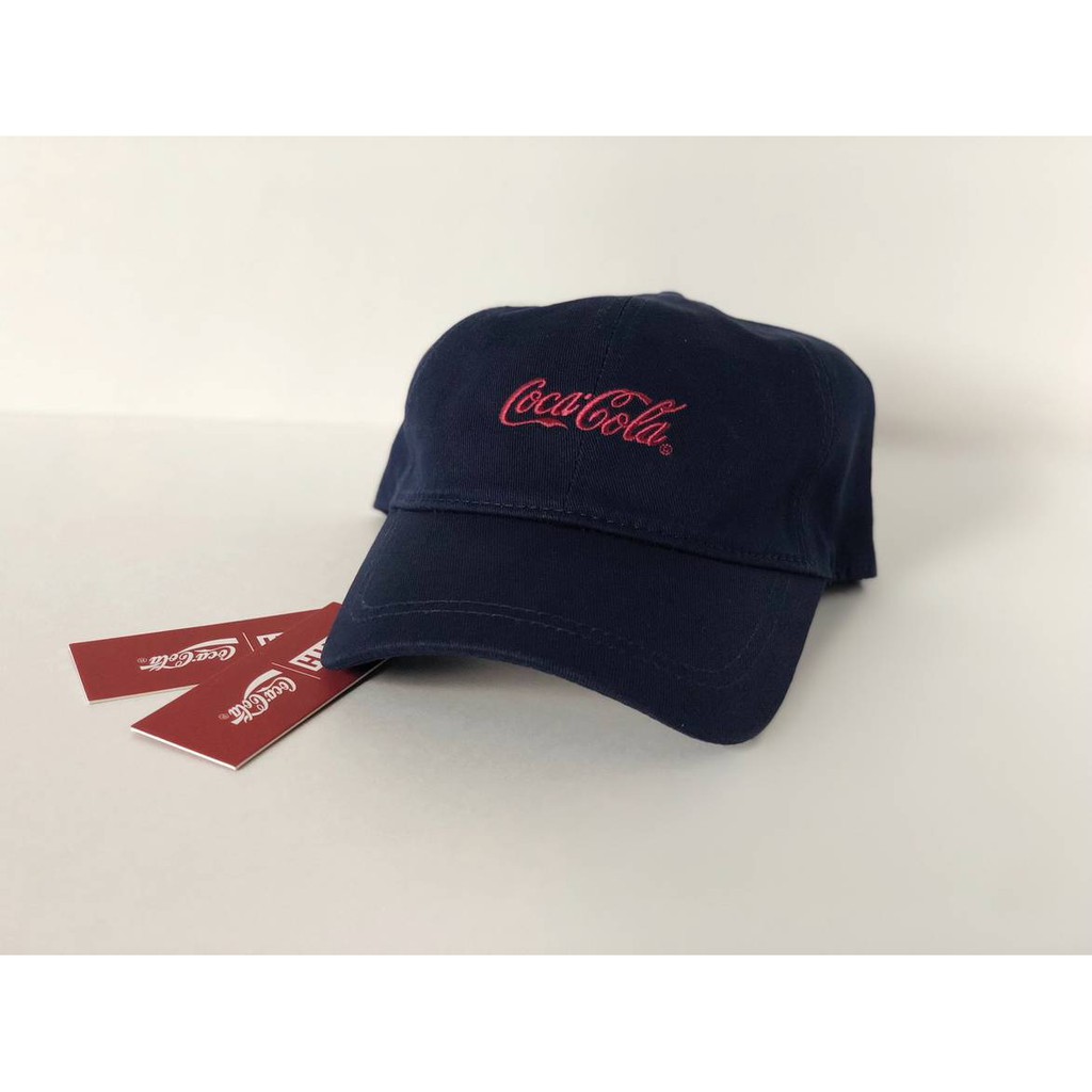 紐約范特西】預購Kith x Coca-Cola Classic Coke Logo Cap Navy