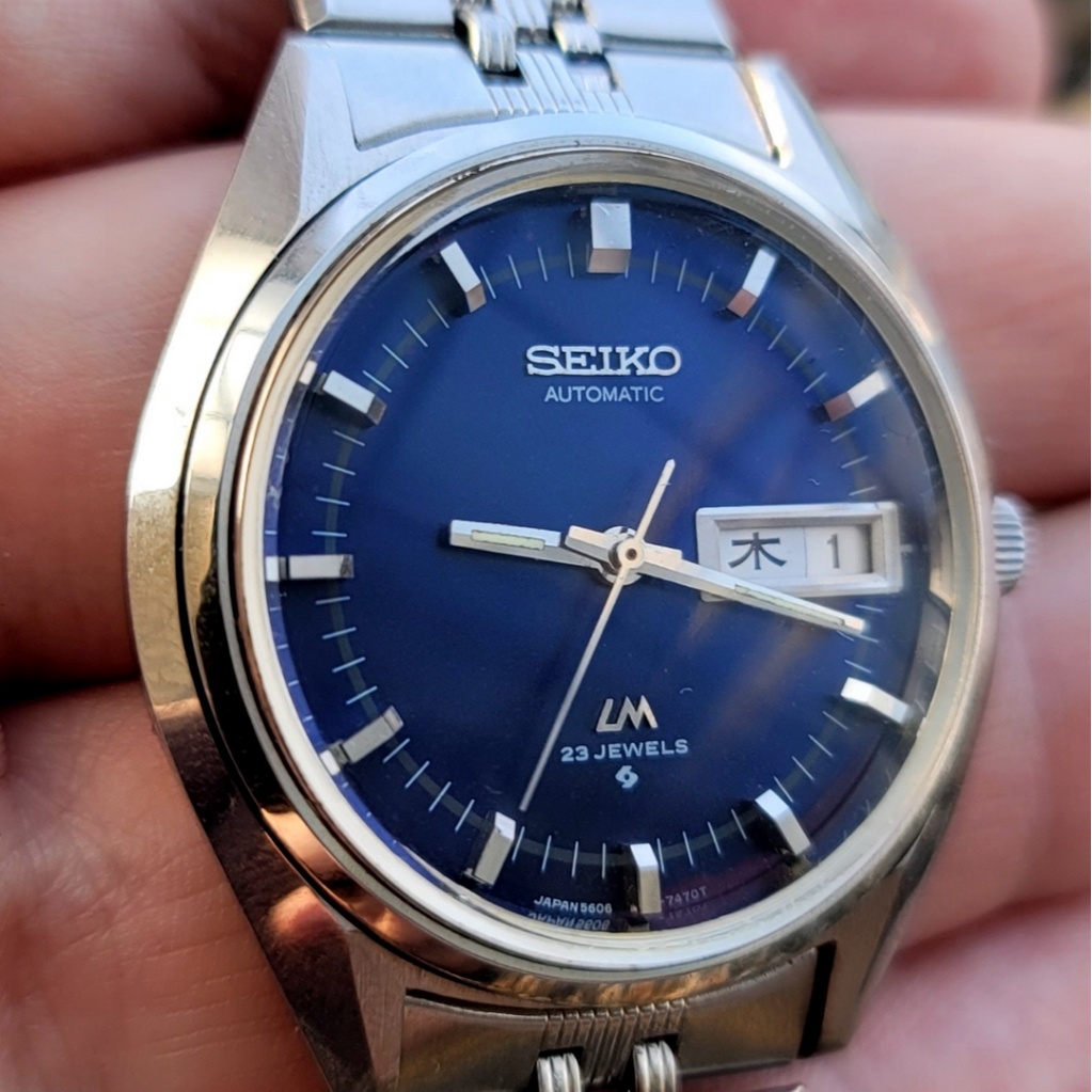 1971 Seiko LM 5606 7190 13s Lord Matic king