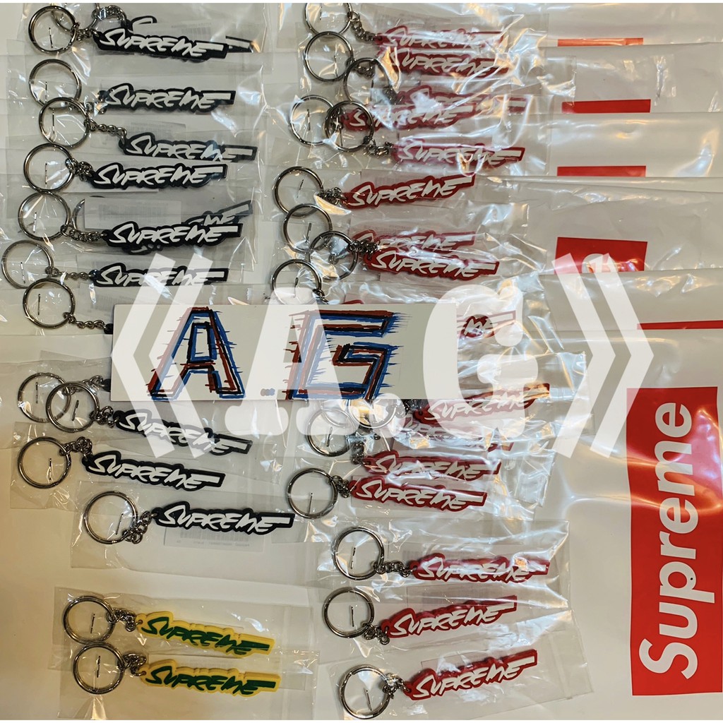 A.G代購》Supreme 洛杉磯店內貨20FW Week3 限定Futura Logo Keychain