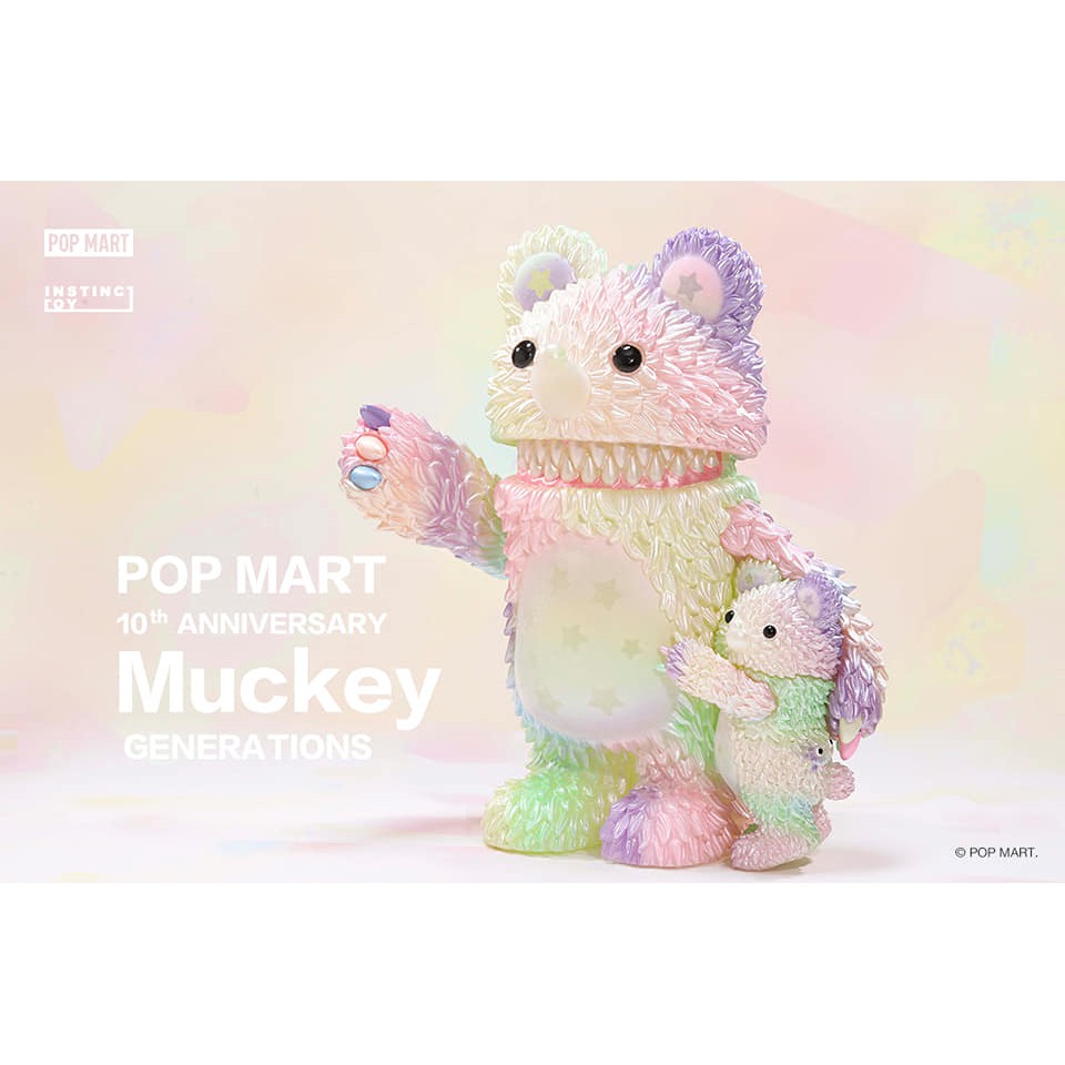 ㋡【大久保博人】POPMART INSTINCTOY 十週年 TTF 限定 限量 世代 彩色熊 夜光熊 玩具展