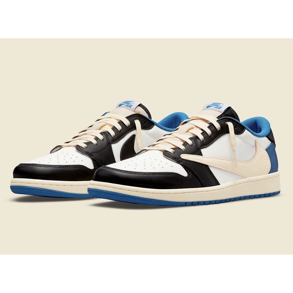 Travis Scott x Fragment x Air Jordan 1 Low OG Military Blue | 蝦皮購物