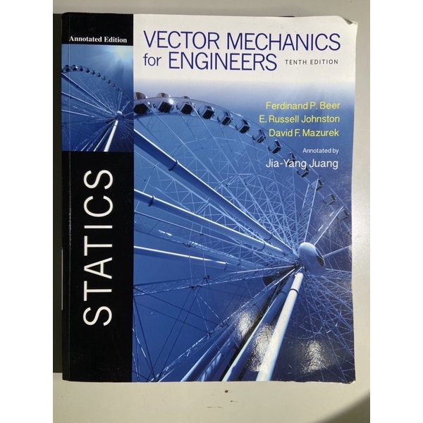 VECTOR MECHANICS for ENGINEERS TENTH EDITION | 蝦皮購物