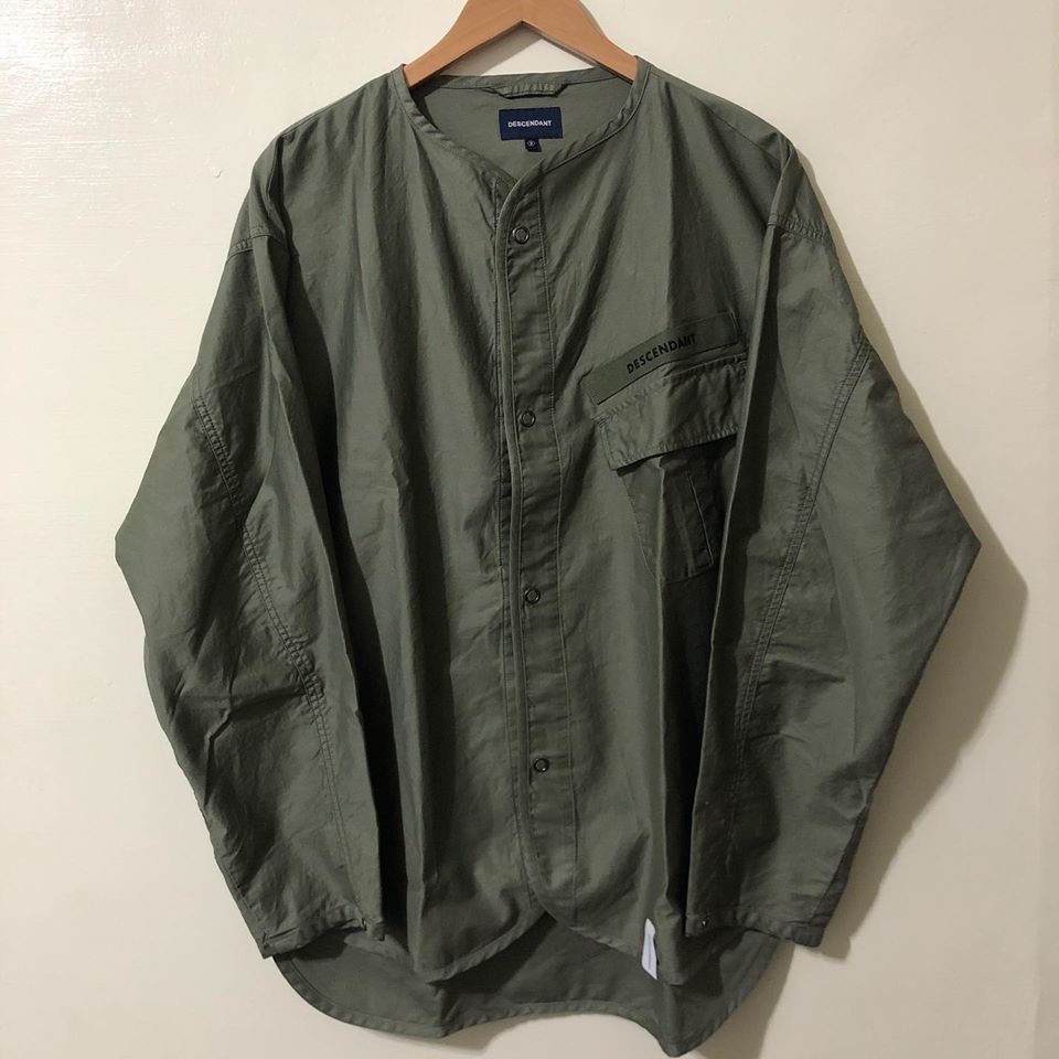 DESCENDANT REMNANTS SATIN LS SHIRT - ミリタリージャケット