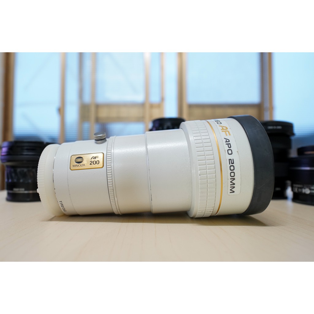 Minolta AF 200 mm F2.8 G APO HS 白鏡 (for Sony A接環)