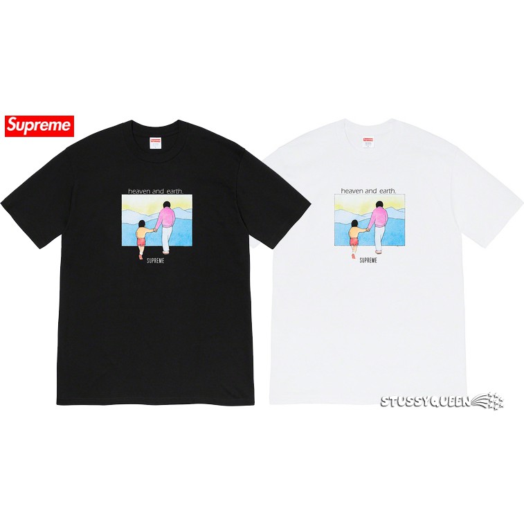 全新正品 2019 秋冬 FW 現貨 Supreme Heaven and Earth Tee 照片牽手 M L XL