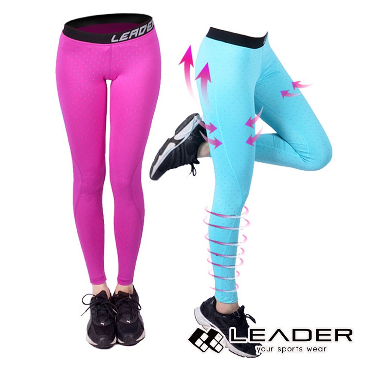 【Leader X】女性專用 DotFit運動壓縮緊身褲(小點)(台灣24h出貨) | 蝦皮購物