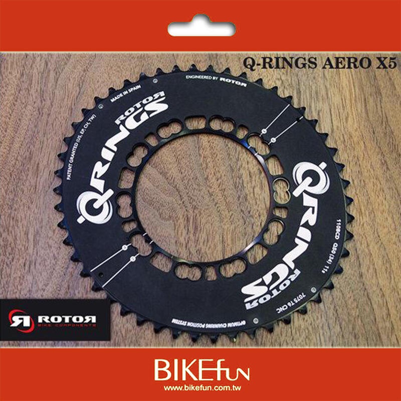 [出清優惠] ROTOR Q-RINGS 五爪 橢圓盤110BCD AERO 50/52/34