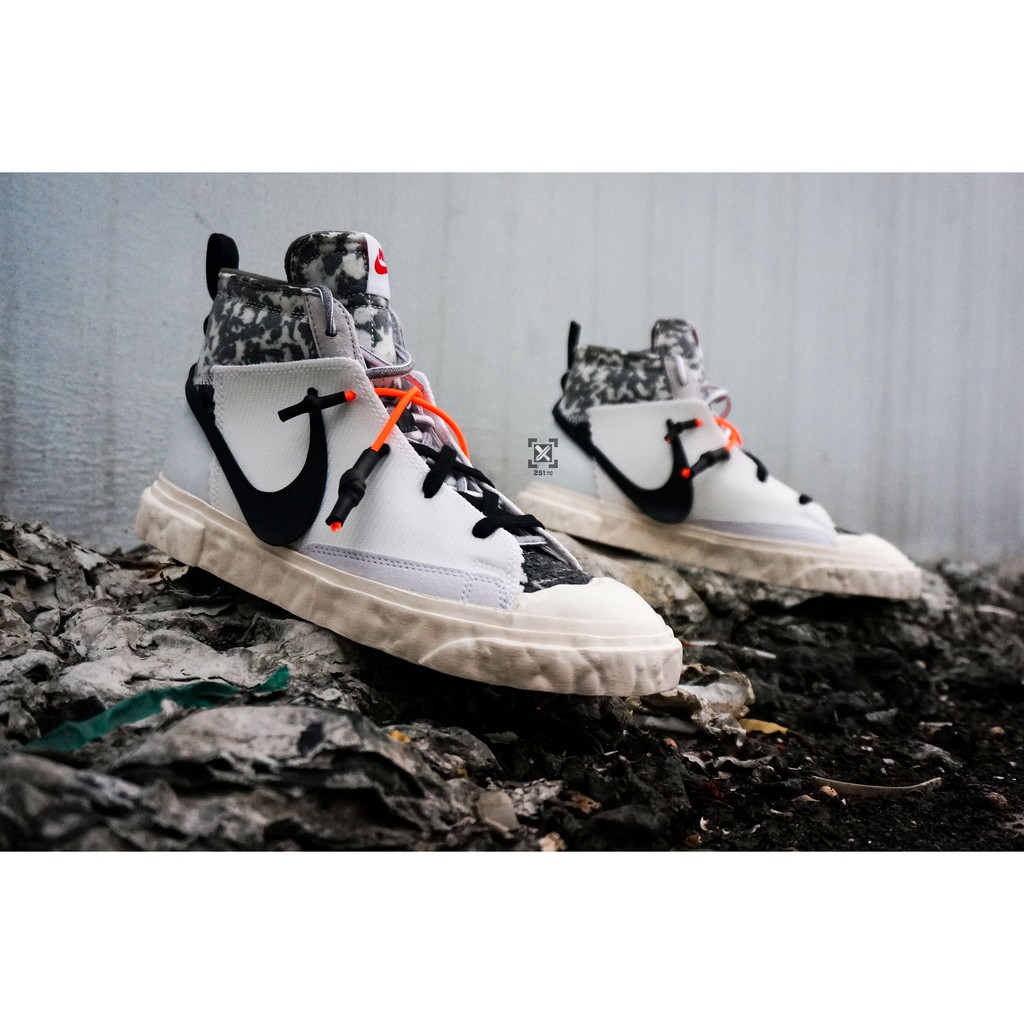 貳伍壹.TC】NIKE x READYMADE BLAZER MID WHITE 聯名解構白黑CZ3589100