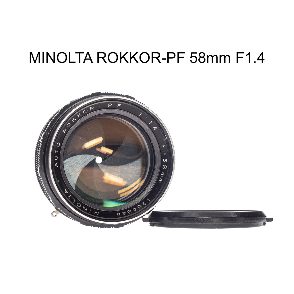 【廖琪琪昭和相機舖】MINOLTA ROKKOR-PF 58mm F1.4 手動對焦 MC/MD 保固一個月