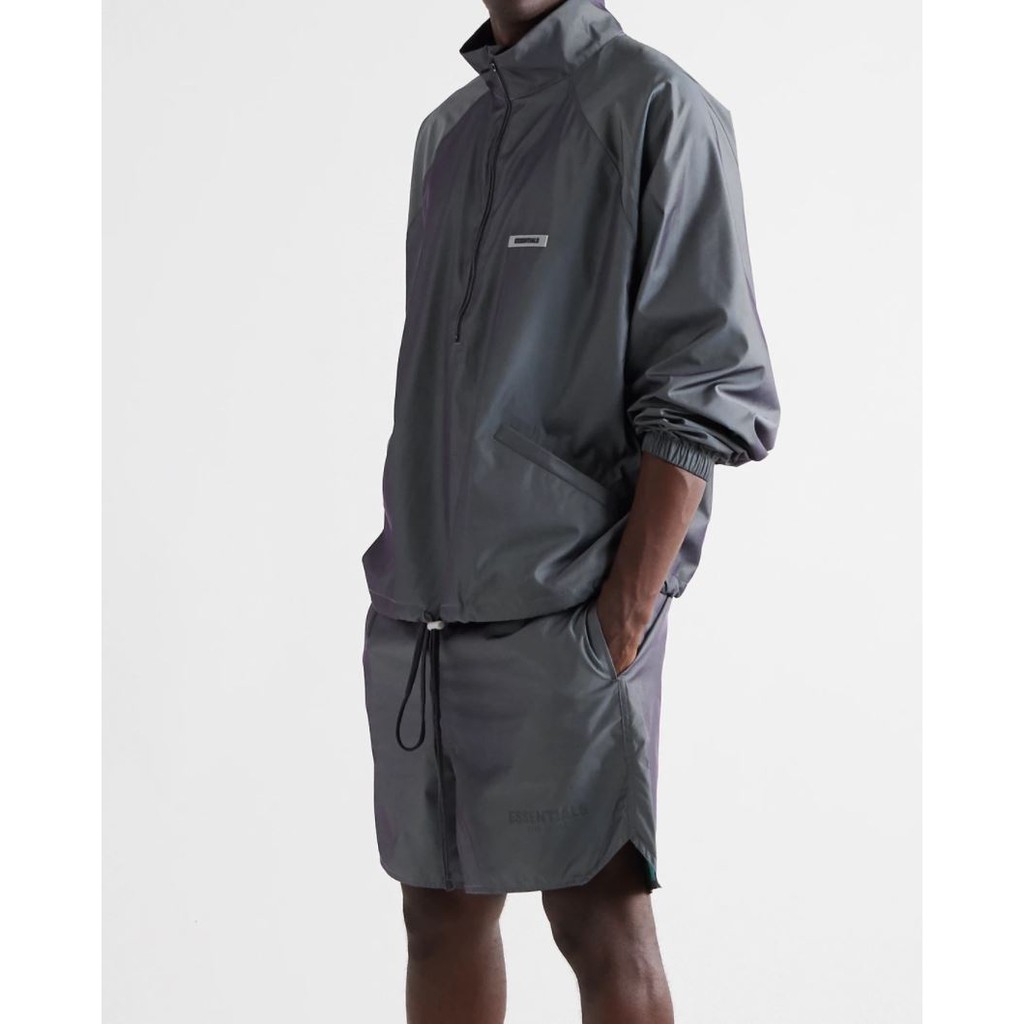 Fear of god best sale essentials track jacket iridescent