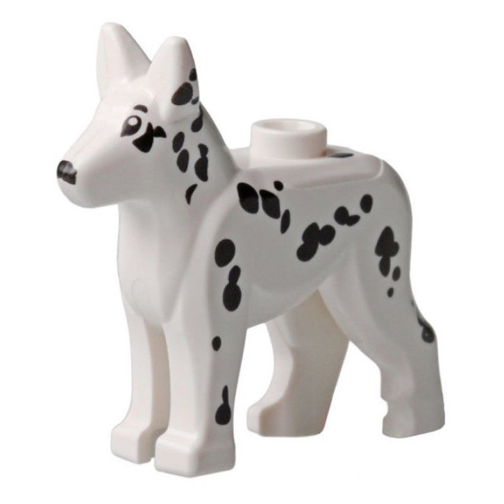 【台中翔智積木】LEGO 樂高 6025192 Dog / Dalmatian Dog 狗 白色狗 黑斑點 大麥町 | 蝦皮購物