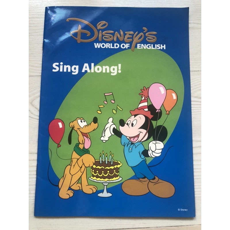 二手童書-迪士尼 Disney’s world of English sing along!