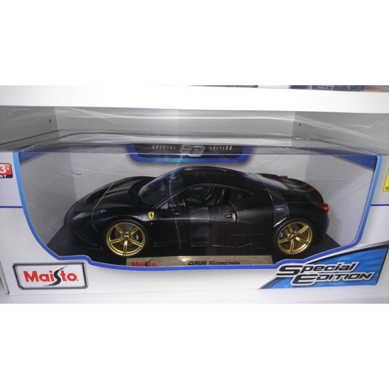 Maisto Ferrari 458 Speciale 1:18 | Grigio Scuro | Modello Pressofuso Collezione 2023