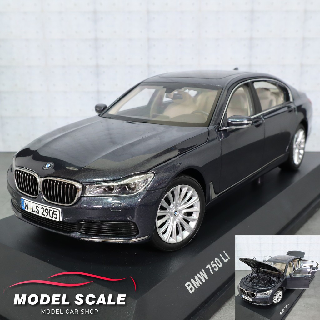 模例】iScale 1/18 原廠BMW 7 Series 750Li 7系列灰| 蝦皮購物