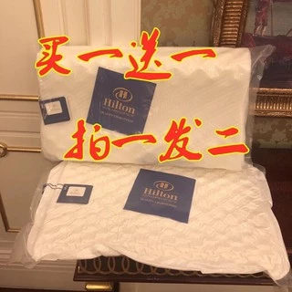 ⛅台灣出貨 枕頭 希爾頓 乳膠枕頭 泰國原裝進口 天然橡膠護頸椎枕助睡眠單人枕芯低枕