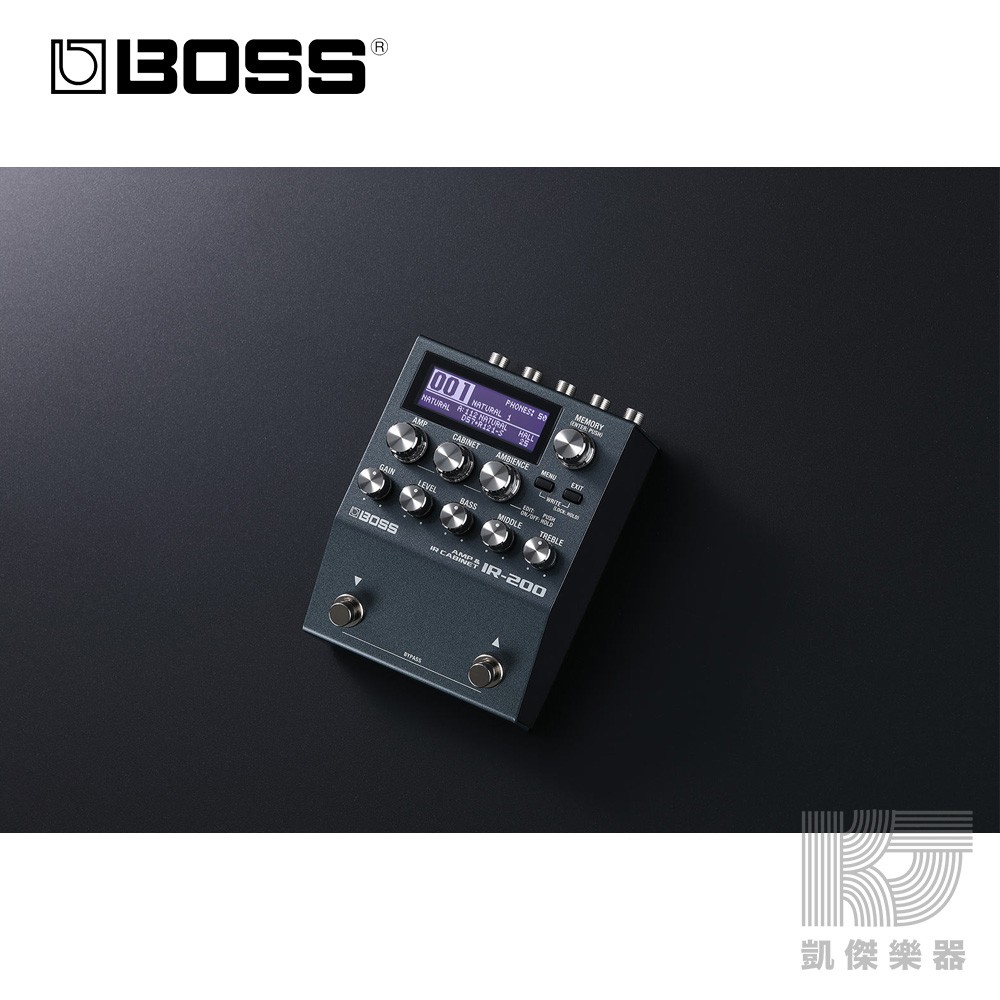 BOSS IR-200 前級模擬效果器Amp IR Cabinet IR 200 全新公司貨【凱傑