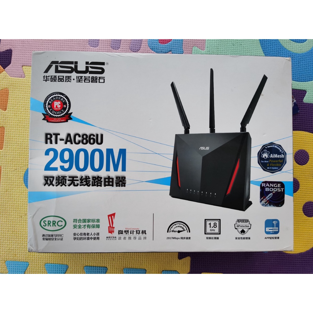 免運】ASUS 華碩WIFI 服務器RT-ac86u 高階路由器wifi分享器RT-AC68u