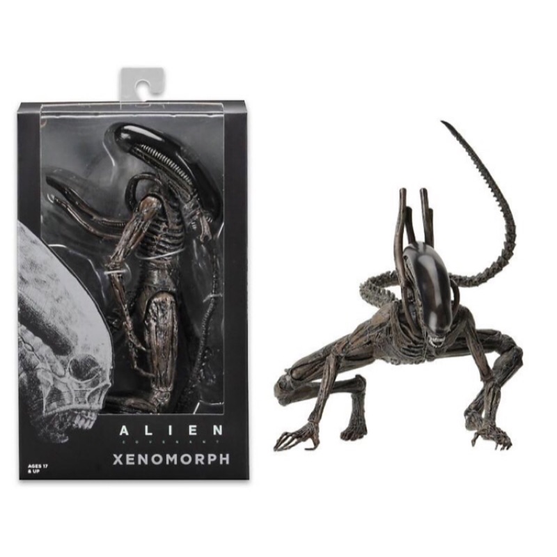 卡司正版現貨）代理版NECA Alien 異形聖約7吋變體異形Neomorph 黑色