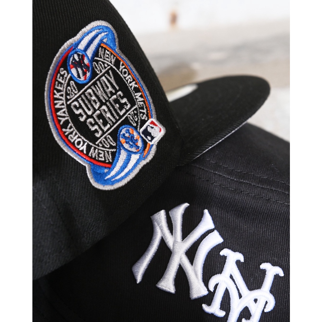 New Era NY Yankees Men´s Fitted Cap - Navy Subway Series 海外 即決-