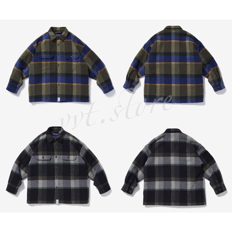 DESCENDANT 21AW CLAIRTON PLAID JACKET 長袖襯衫外套| 蝦皮購物