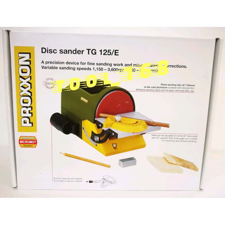 Proxxon 37060 Disco Sander TG 125/E