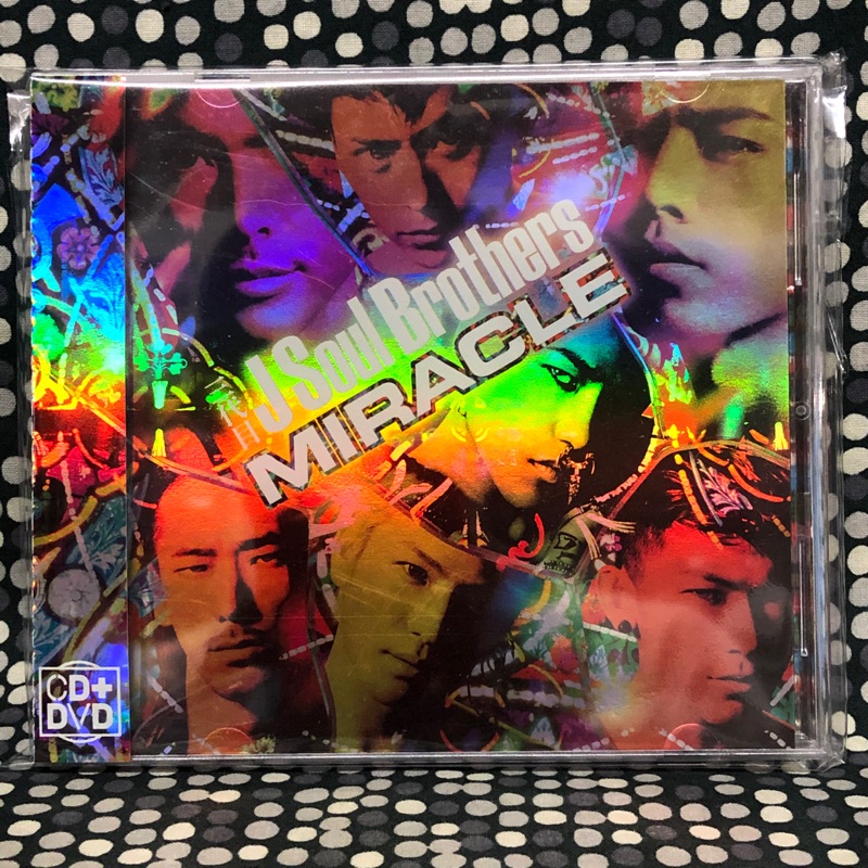 三代目J Soul Brothers Miracle ⚠️ 二手台壓專輯CD+DVD 超美品