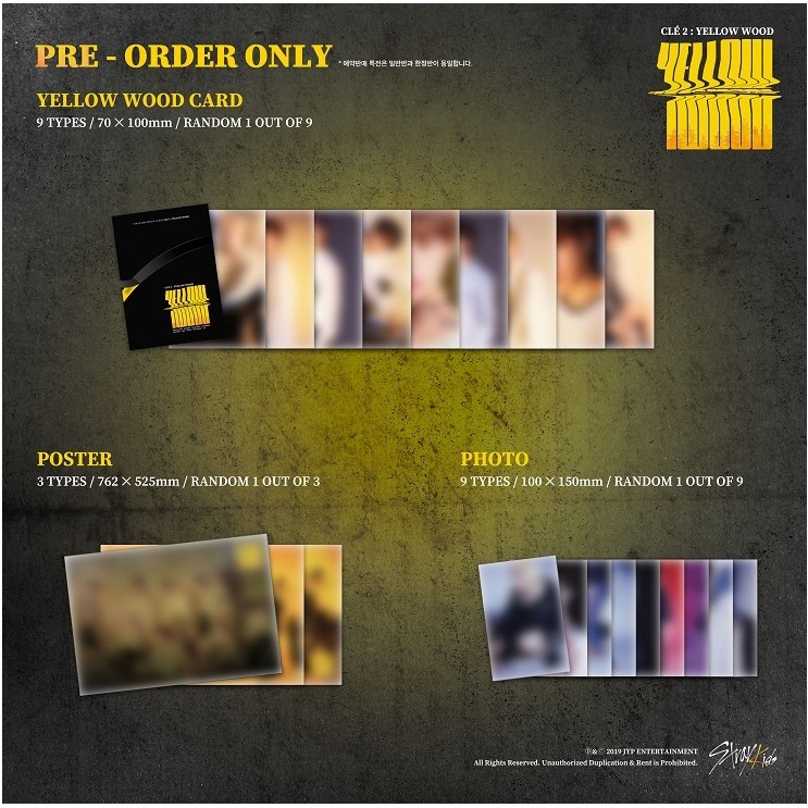 straykids ハン　トレカ　台湾　yellow wood 専用 ＋YELLOW WOOD 台湾盤 トレカ ハン 未再生 straykids スキズ