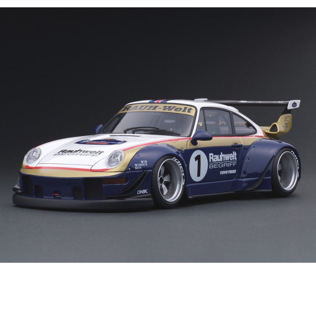 全新稀有絕版收藏品] 1/18 Ignition model RWB porsche 993 Rothmans 