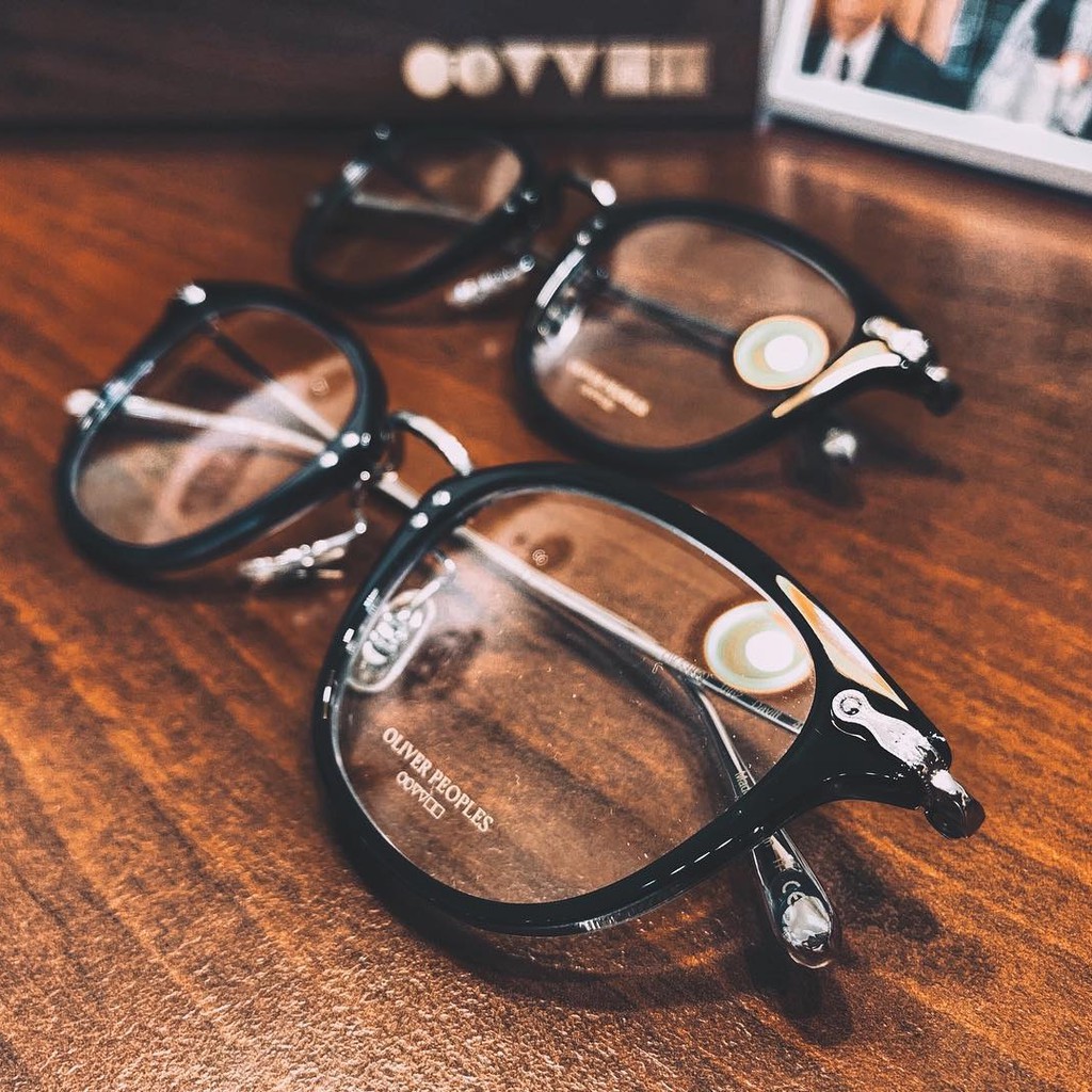 OLIVER PEOPLES |黑膠粗框鏡架平光眼鏡歐耶眼鏡| 蝦皮購物