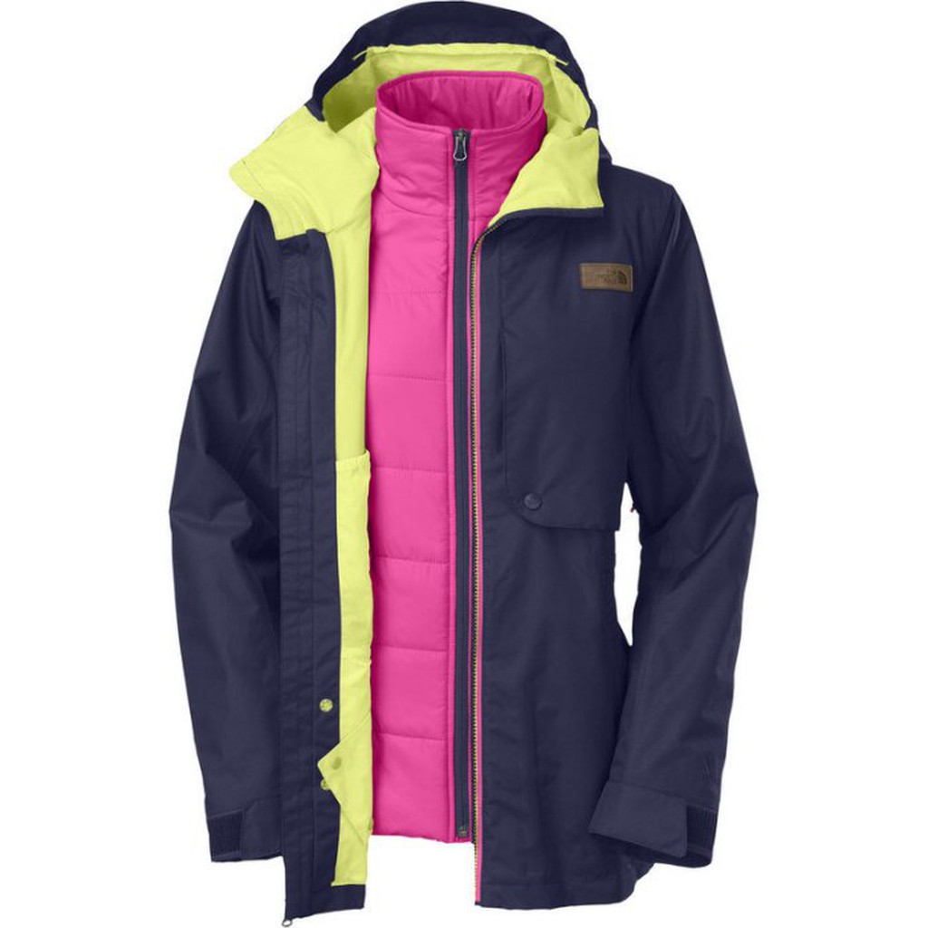 The north face elden hot sale rain triclimate jas junior