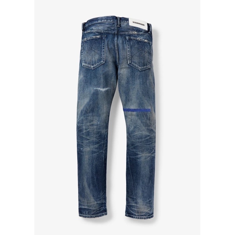 NEIGHBORHOOD NBHD 20AW BLOCK SAVAGE . DP NARROW / 14OZ-PT牛仔褲 