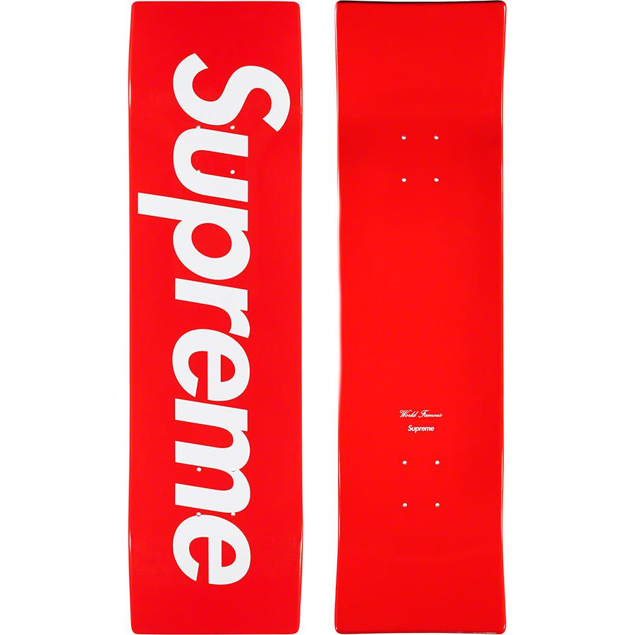 Zoopreme-現貨』Supreme Uncut Box Logo Skateboard 未切割滑板紅色