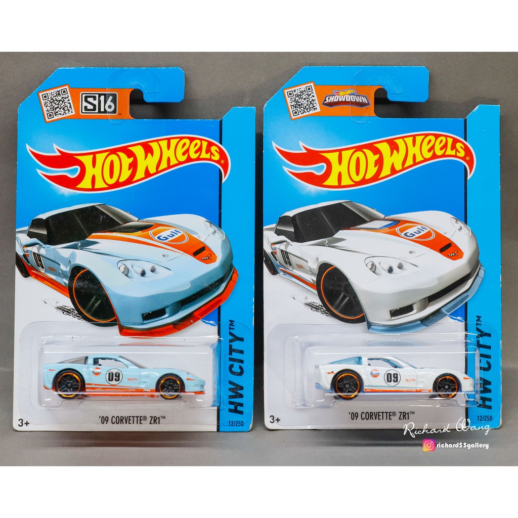 HotWheels 09' Corvette ZR1 Gulf塗裝Chevrolet 海灣石油科威特風火輪