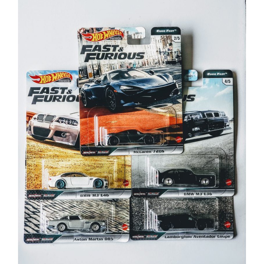 HOT WHEELS 風火輪FAST AND FURIOUS 精裝車一套五台CAR CULTURE