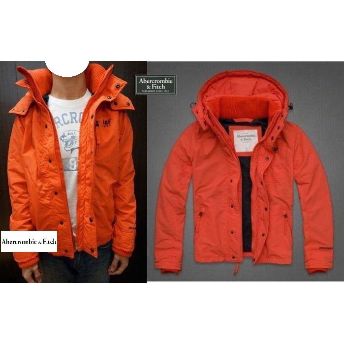 §上鉌嚴選 A&F Abercrombie All-Season Weather Warrior Jacket風衣外套橘