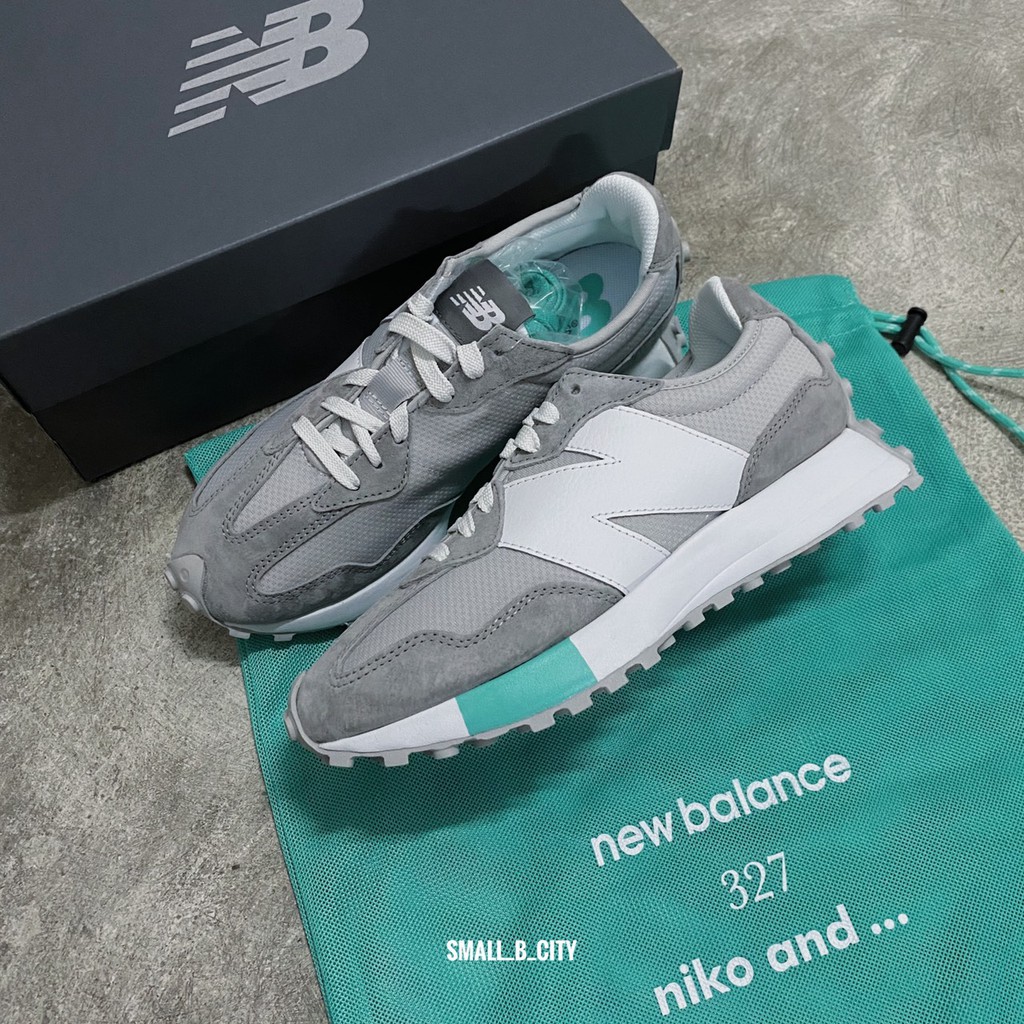 ☆小B之都☆ New Balance 327 X Niko And MS327RJ1 蒂芬妮綠 聯名款