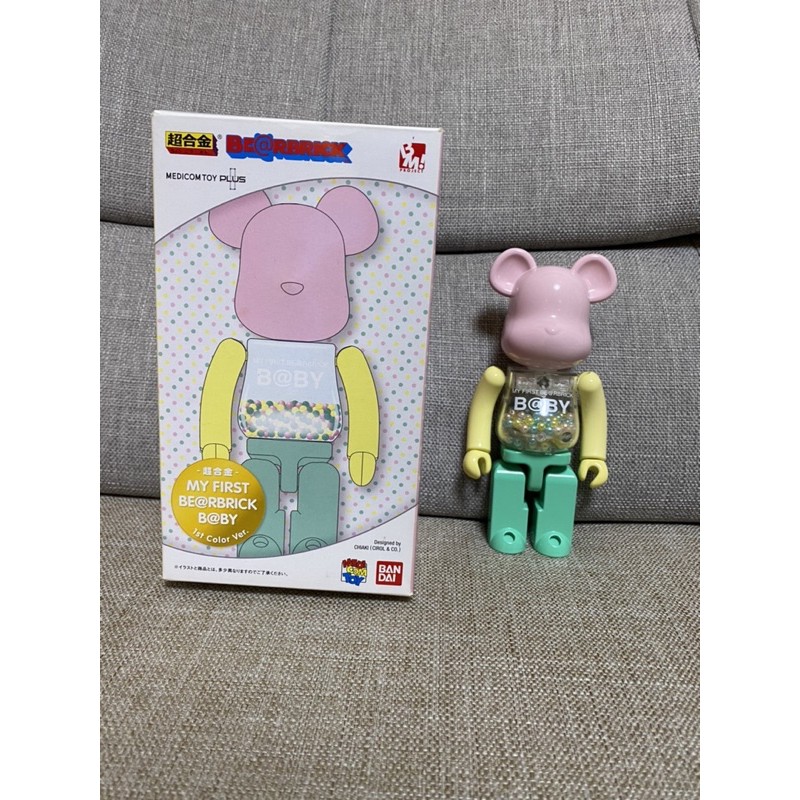 Be@rbrick My First B@by 初代粉色原色電鍍千秋超合金200% | 蝦皮購物