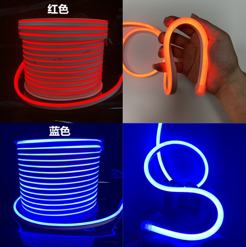 【彰化現貨】30cm -500cm 客製化燈條 霓虹燈條 24V LED 柔性燈條 燈條 廣告招牌 防水 導光條 光導條 | 蝦皮購物
