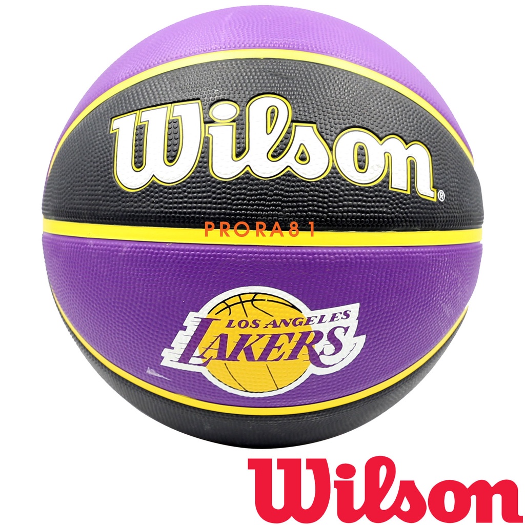 Wilson WTB1300XBLAL NBA湖人隊 隊徽系列橡膠籃球 / 室外球 / 七號球 / | 蝦皮購物