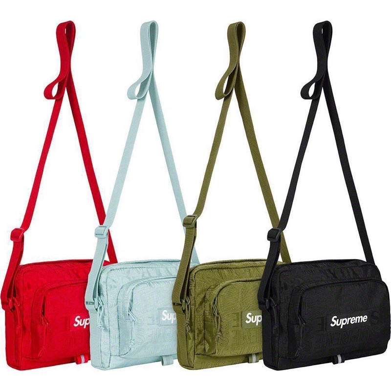 Supreme logo print shoulder bag new arrivals