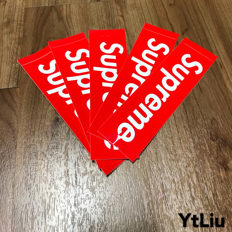 Supreme Box Logo 貼紙 Bogo Sticker 5張 | 蝦皮購物