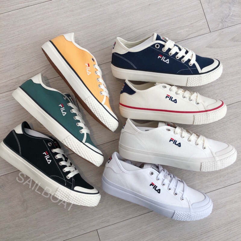 Fila classic shop kicks b帆布鞋