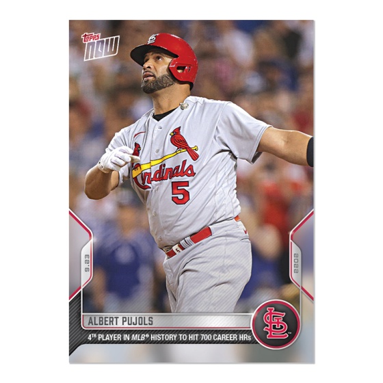 TOPPS NOW 球員卡 生化人 ALBERT PUJOLS 2022 生涯第700轟 史上第四位 大谷翔平