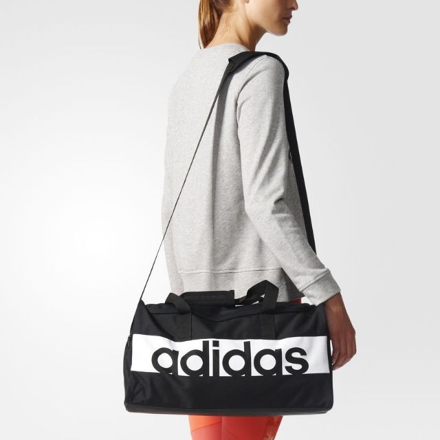 Adidas linear performance on sale duffel